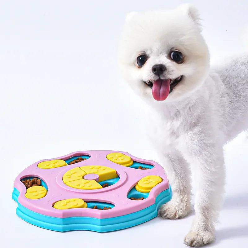 PawTalki Interactive Puzzle Bowl – The Brain Game They'll Beg to Play