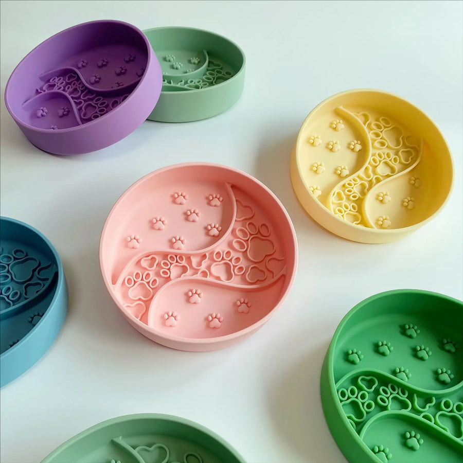 PawTalki Slow Feeder Bowl – No More Wolfing, Just Happy Munching